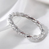 VVS1 D Colour Moissanite Diamonds S925 Sterling Silver Wedding Engagement Rings