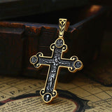 New Fashion Exorcist Pendant Skull Cross Pendant With  Stainless Steel Chain Norse Fashion Viking Jewellery - The Jewellery Supermarket