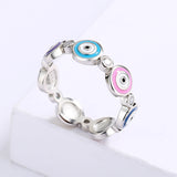 Fashion Colourful Enamel Handmade Enamel Epoxy Ring
