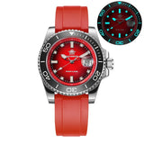 Top Brand Popular Quartz 200M Waterproof Super Luminous Luxury AD2089 Stainless Steel Silicone Strap Wristwatches