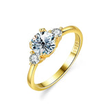 Impressive 1.2 Carat VVS1 D Colour Moissanite Solitaire Rings for Women