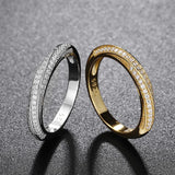 Stunning  VVS1 D Colour 100% Moissanite Diamond Eternity 925 Sterling Silver Wedding Engagement Rings for Women
