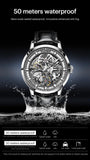 High Quality Luxury Top Brand Automatic Mechanical Fashion Trend Design Original Waterproof Mens Watch