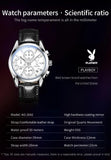 New Top Brand High Quality Original Leather Strap Multifunction Quartz Fashion Business Luxury Watch for Men