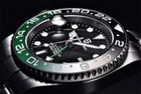 New LUXURY DESIGN Top Mechanical Automatic Watch Sports Rubber Diver Series Watch Luminous Date Display Wristwatches