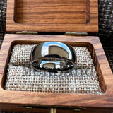 Dome High Polish Classics I Love You 6/8MM Men Women Wedding Tungsten Couple Rings