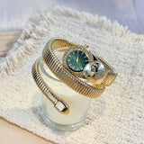 New Dainty Elegant Snake-Biting Design for Fashion Appeal Jewellery Watch