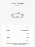 High Quality Charm Star Silver Fashion Shining AAAA Lab Created Diamond Ring