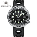 Automatic Dive Stainless Steel 300m Water Resistant Ceramic Bezel Sport Tuna Watch