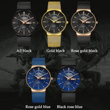 New Arrival Luxury Waterproof Ultra Thin Date Steel Strap Casual Quartz Sports Men Watches - The Jewellery Supermarket