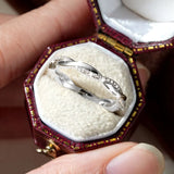 Fabulous Twist Shank VVS1 D Colour Moissanite Full Eternity Rings Fine Jewellery