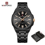 New Arrival Brand Luxury Waterproof Stainless Steel Business Quartz Sport Luminous Date Clock Men Wristwatches