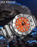 Monster Men's Diver Sapphire Crystal 20 Bar Waterproof Snowflake Blue Dial Watches