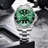 Top Brand New 39MM Submersible Mechanical Watch Ceramic Bezel Luxury Sapphire Glass 100M Waterproof Automatic Watch