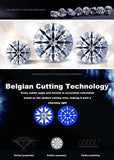 Real 2-4ct D Coluor Round Cut 3 Stone Moissanite Diamond Wedding Engagement Promise Rings 925 Silver Fine Jewellery