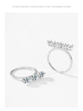 Luxury Dazzling Oval AAAA Lab Created Diamonds 925 Sterling Silver Ring