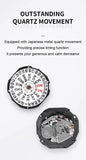 New Arrival Stainless Steel Quartz Date Display Watches for Men,  Waterproof Sport Military Style Business Wristwatches - The Jewellery Supermarket