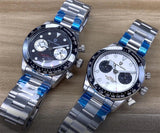 New Arrival Panda Chronograph Luxury Quartz Japanese Movement Sapphire Mirror 10Bar Waterproof Wrist Watches for Men - The Jewellery Supermarket