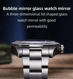 Top Brand Business Stainless Steel Quartz Watches, Luxury Super Luminous 20Bar Diving Wristwatches Best Gift for Men