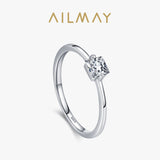 Elegant Princess Cut 925 Sterling Silver AAAA Lab Created Diamond Fashion Ring