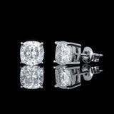 Classic 0.5-3 Carats Oval Asscher Cushion Emerald Cut Moissanite Diamond Stud Earrings