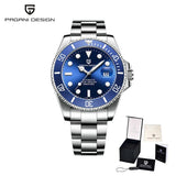 Popular Brand Waterproof Mechanical Automatic Men's Stainless Steel Sapphire Glass Writwatches - Best Gift