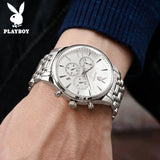 New Arrival Original Luxury Brand Quartz  Business Men's Watches, Chronograph Waterproof Stainless Steel Wristwatch