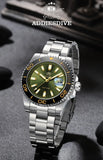 Super Stainless Steel Men 2115 Quartz Watches - Luxury 100m Waterproof Ceramic Bezel  Writwatches for Men