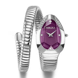 Fashion Brand Women's Signature Snake Gold, Rose Gold, Silver, Two-Tone Watch