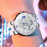 New Arrival Luxury Original Silicone Strap Fashion Quartz Waterproof Luminous Sports Top Brand Men's Wrist Watches