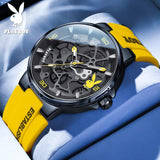 High Quality Top Brand Sports Quartz Watches for Men - Fashion Silicone Strap Waterproof Luxury Brand Men's Watches