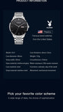 New Famous Brand High Quality Mechanical Stainless Steel Classic Waterproof Business Men's Watches