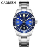 New 38mm Diver Mens Watch Japan NH35A Automatic Mechanical Sapphire Glass Date Luminous 200M Waterproof Wristwatch