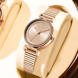 Top Brand Leisure Fashion New Women's Watch 29mm Mini Dial Stainless Steel Mesh Strap Nordic 3Bar Waterproof Watches