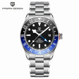 Classic Luxury Brand Mechanical Sapphire Crystal Luminous 200m Waterproof Stainless steel Men's Wristwatch, Best Gift