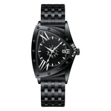 New Golden Triangle Unique Design Luxury Men Quartz Watches - Sports Waterproof Stainless Steel Wrist Watches