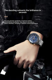 Original Luxury Maserati Men's Watch SFIDA Challenge Series Luxury Business Trendy Black Gold Steel Belt Watch