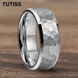 Plane Hammer With Beveled Edge Treatment New 6/8mm Tungsten Carbide Rings