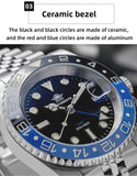 Top Brand New GMT Movement Quartz Watches, Stainless Steel BGW9 Luminous 20Bar Waterproof Diver Watch For Man