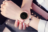 Top Brand Elegant Fashion Simple Low Price Quartz Movement Leather Strap Women Analog Waterproof Wristwatches