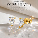 Our Choice 3EX Cut 0.5-2ct Moissanite Diamond D Colour VVS1 Stud Earrings