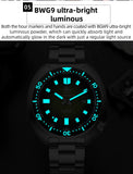 Sapphire Glass BWG9 Ultra-Bright Luminous 200m Waterproof Luxury Quartz Watches