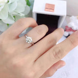 Six Claws Solitaire 0.5/1/2/3/5ct D Colour Moissanite Diamonds Engagement Rings S925 Sterling Silver Fine Jewellery