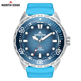 Solar Powered Luxury Quartz 316L Stainless Steel Case Waterproof 300M Dive Watch