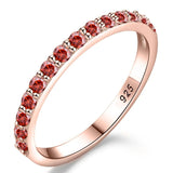 Half-Eternity Moissanite Diamonds Matching Wedding Diamond Sterling Silver Ring
