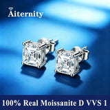 Luxury 0.5-2 Carats Marquise Heart Pear Princess Cut Moissanite Diamonds Stud Earrings