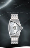 Luxury Brand Triangle Men Sports Quartz Watches For Men - Stainless Steel Golden Waterproof Popular Wrist Watches