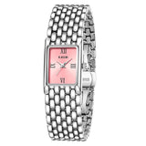 New Arrival Fashion Casual Luxury New Watches for Women Waterproof Square Dial Steel Belt Quartz Wrist Watches