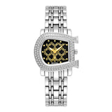 New Arrival Luxury Brand Hot Sale Gold Colour Zircon Crystals Diamonds Gorgeous  Box Design Watch - Ideal Gift
