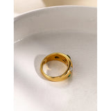 14K Gold Plated Multicolour Cubic Zirconia Diamonds Ring for Women - Fashion Jewelery